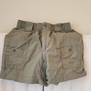 AFTCO Olive Green Fishing Shorts
